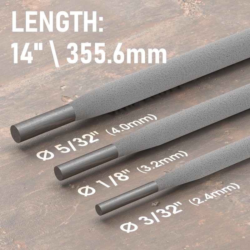 YESWELDER E6011 3/32'' 2LB Welding Rod Carbon Steel Stick Electrodes