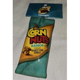 ruz CORN NUTS RANCH CHRISTMAS ORNAMENT 2024 Ruz 2"x4" NWT