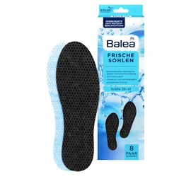 Balea - Fresh Insoles Black Size 39-41 - 8 Pairs / 16 Pieces