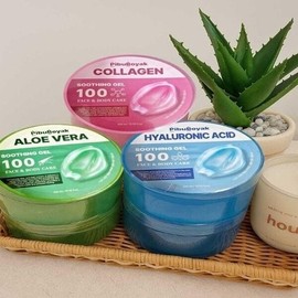 Moisturizing Aloe Vera Collagen Hyaluronic Acid Soothing Gel 300ml 3-Piece Set / 수분촉촉 알로에베라 콜라겐 히알루론산 수딩젤 300ml 3종세트
