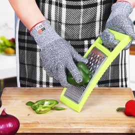 ZWZX Cut Resistant Gloves,High Performance Level 5 Protection Safety Kitchen Gloves … (Large)