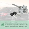 Memiuyelay Front Driver Side Door Lock Cylinder with 2*Keys Fit