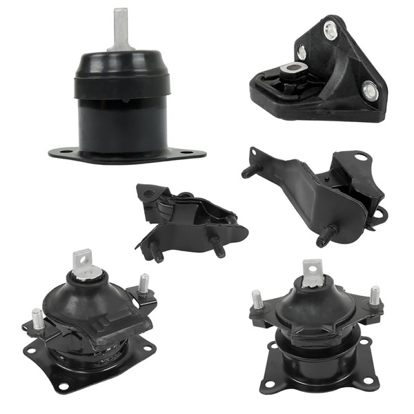 6 Pcs Engine Motor and Trans Mount Replacement for Honda