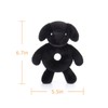 Apricot Lamb Black Labrador Soft Baby Rattle for Boys and