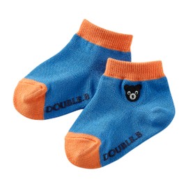 Mikihouse 62-9602-685 Double Bee Low Cut Socks, Sneaker Socks, Socks, Made in Japan, For Boys, Girls, Baby, Kids, Children's Clothing, blue