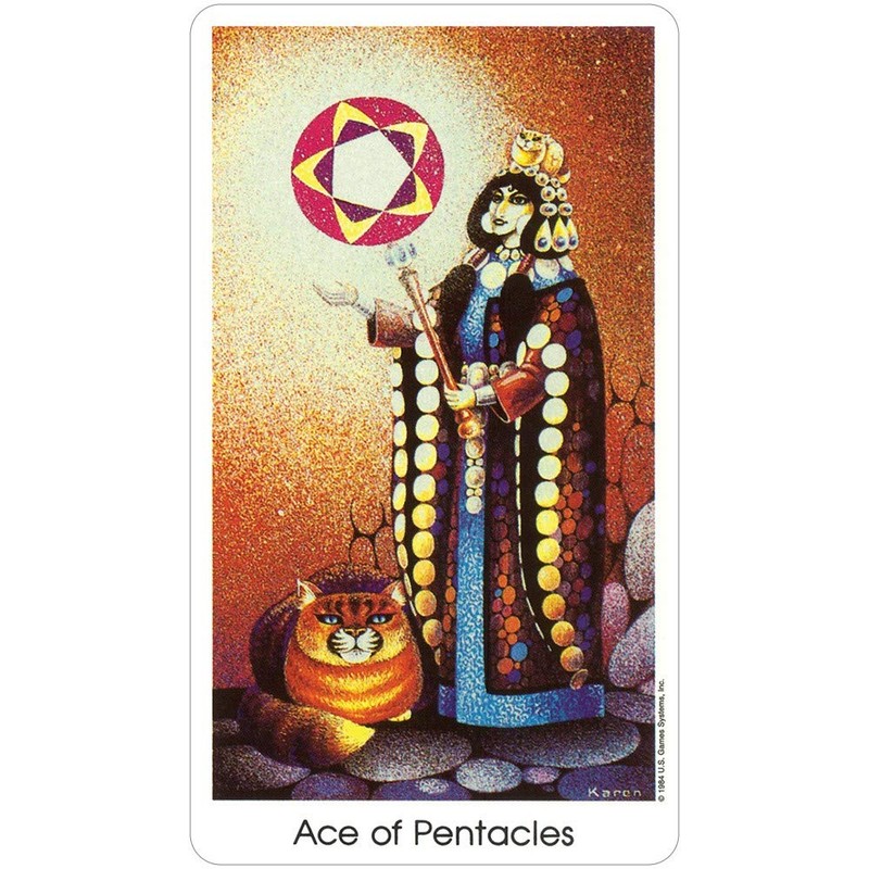 Sage Cauldron Cat People Tarot Deck by Kuykendall, Karen