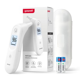 yuwell yuwell Thermometer, Digital Ear Thermometer for Adults, Babies, Toddlers and Kids C Fast, Gentle, and Accurate
