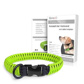 Ganzoo Paracord 550 DIY Dog Collar Set, Craft Kit, DIY Gift (Light Green)