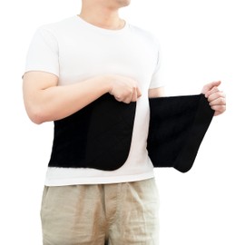 SYOHO Velcro Design Men's/Women's, L-XL-XXL, Good Elasticity, Made of Brushed Material, For Winter Cold Conditioning, Summer Cooling and Sleeping Cooling, Black