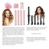 6pzs Curly Ondas En Cabello Rizos Sin Calor Tubogorro Satin
