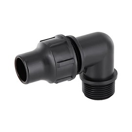 REKUBIK Angle 90° Lock-Quick x Male Thread Size 16 mm x 1/2 Inch Male Thread