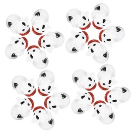 Mipcase 35pcs Miniature Cow Figurines Animal Models for Moss Landscape Garden and Balcony Decor Cute Cow Ornaments for Micro Gardens and DIY Crafts