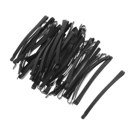 PACKOVE 50pcs Metal DIY Hair Clips Black Bobby Pins Classic Hairpins for Women Portable Hair Accessories for Creative Styling and Everyday Use