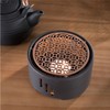 Teapot Warmer Kit with Bronze Color Mat Functional Convenient Tea