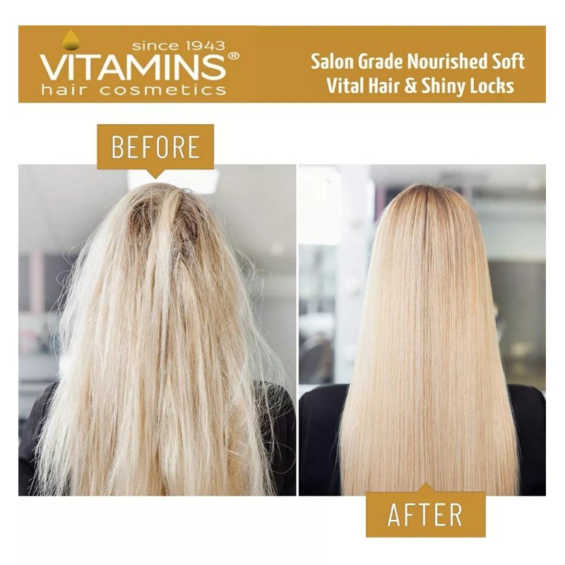 Vitamins Hair Keratina Leave Acondicionador Cabello Dañado