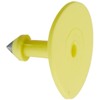 ALLFLEX USA GSMY 115378 Ear Tag, Button Male, Yellow, Small