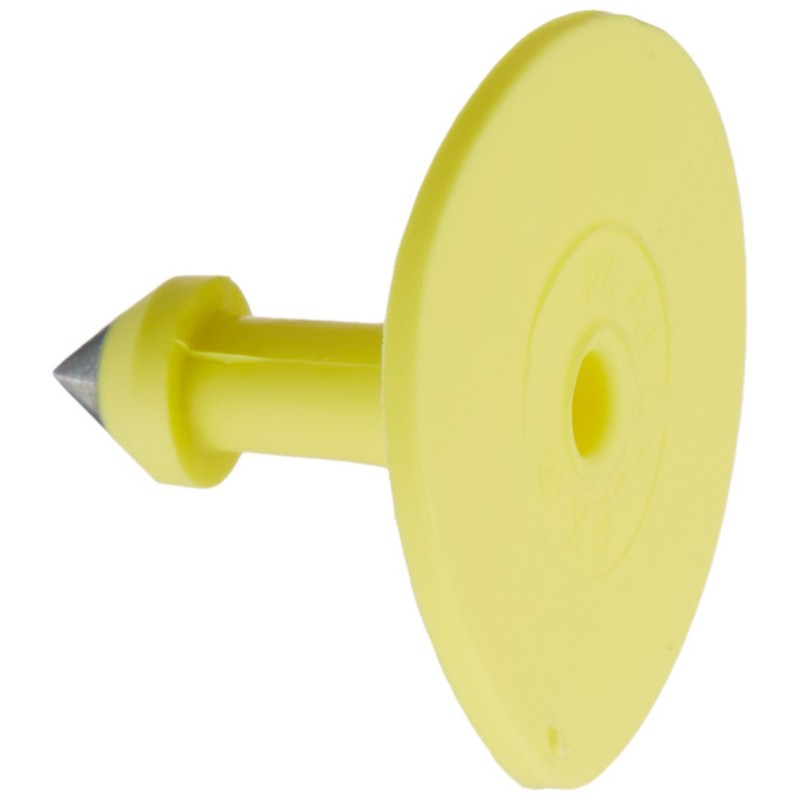 ALLFLEX USA GSMY 115378 Ear Tag, Button Male, Yellow, Small