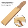 Housoutil Sketch Pencil Sandpaper, 4PCS Drawing Pencil Sharpening Sand, Artists
