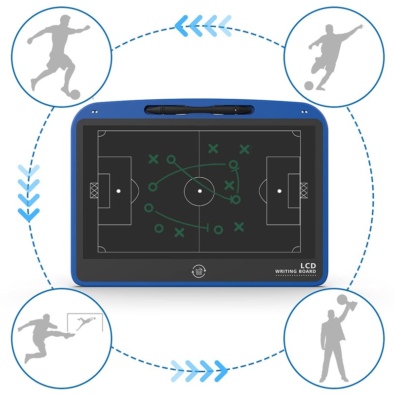 VNVDFLM LCD Basketball Coaching Board, Electronic Tactical Training Board,Basketball Coach