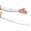 Hand Arm Cover, UV Protection Gloves, Arm Cover (M White)
