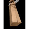 Set of 2 White Vinyl Routed Fence Cap Line Posts