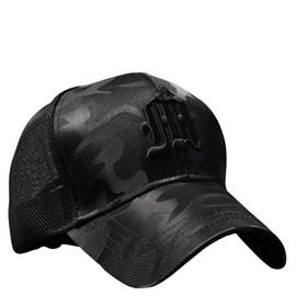 LG 7987401 Men's Large Size Cap, Mesh Cap, Hat, Baseball Cap, Camouflage, Shadow Camo, Embroidery, black shadow camo