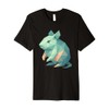 Low Poly Degu Geometric Modern Style Premium T-Shirt