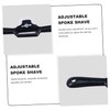 Mipcase 2pieces Adjustable Spokeshave with Flat Base for Working Metal