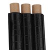 Cigar Case Portable Black Large Capacity PU Leather Caiman Pattern