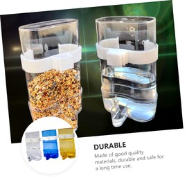 BESPORTBLE 6pcs Parrot Feeder Parakeet Treats Pet Water Bottle Hummingbird Feeder Parakeet Cage Accessories Birds Feeder Drinker Bird Feeders Automatic Bird Water Bottle Parrot Water Plastic