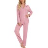 Leikar Button Up Pajamas For Women Soft Comfy Set Roberta