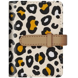 DEEZOMO PU Leather Credit Card Holder with 26 Card Slots - Book Style - Size 4.2L X 3 X 0.7 Inches