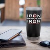 Iron Sharpens Iron Brothers Tees Stainless Steel Insulated Tumbler
