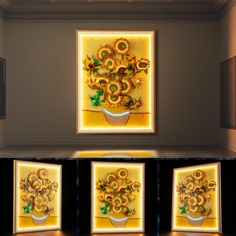 YEABRICKS LED Light for 31215 Art Vincent Van Gogh -