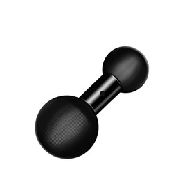 25 mm / 1 Zoll auf 17 mm Kugeladapter für RAM-Halterungen, B-Größe, Doppelsteckdosenarm, Garmin 17 mm schwenkbare Kugel-Montagemuster, GPS-Halterung