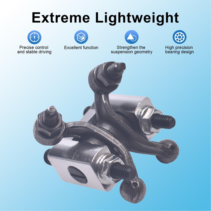 Racing Shaft Rocker Arm Set w Silver For Predator 212cc