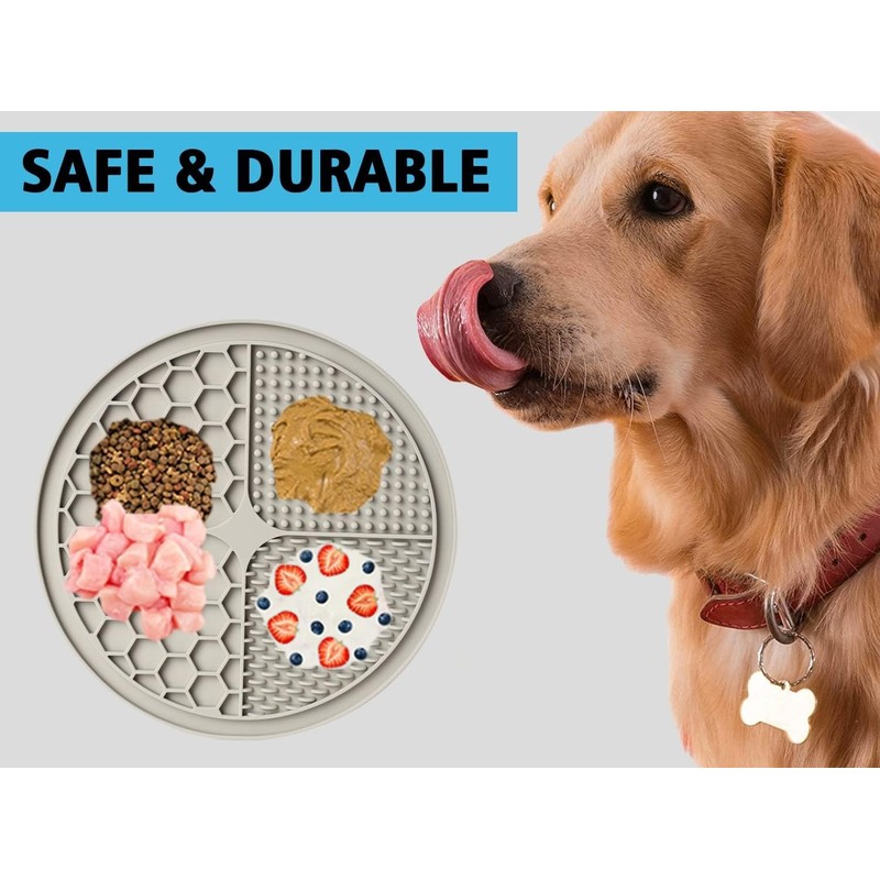 Mat for Dogs Lick, Dog Mat with Suction Cups for