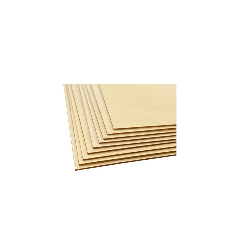9 Pack 1/16 X 12 X 17 Inch Thin Birch