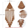 LOMOHOO Macrame Woven Wall Hanging Dream Catcher Triangle Tassel Geometric