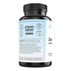 Wholesome Story Zinc con Vitamina B6 y Magnesio 60 Capsulas Veganas, refuerza la salud reproductiva, los perfiles metabólicos, el equilibrio hormonal y los síntomas del síndrome premenstrual.