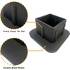 Trailer Hitch Tube Cover Plug 2Inch Rubber Receiver Tube Hitch