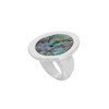 Robert Lee Morris Womens Abalone Cocktail Ring
