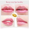 Juyou 30 Pieces Pink Gel Collagen Lip Mask Crystal Lip