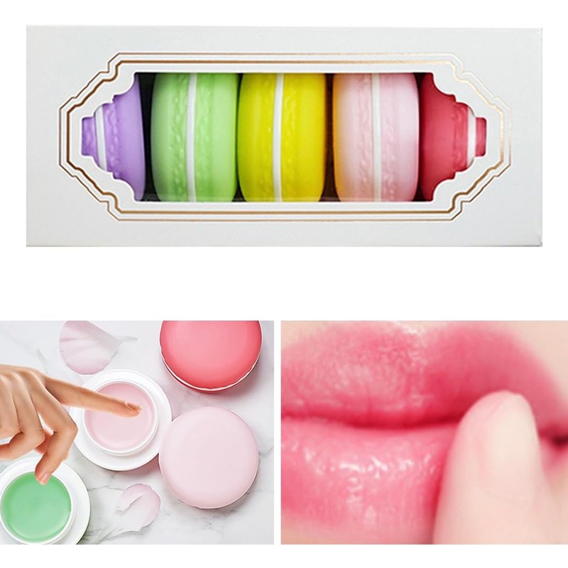 Set de bálsamo labial, mascarilla hidratante para labios, cuidado nutritivo,