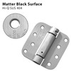 Haidms 3 Pack Self Closing Door Hinges 4 Inch Brushed