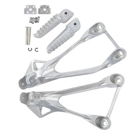 TCMT Rear Passenger Foot Pegs Footrest Bracket Fit For Kawasaki Ninja ZX6R 2005-2008 ZX636 2005-2006
