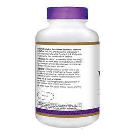 21st Century Triple Omega Complex 3 6 9 Enteric Coated Softgels, 180 Count Bottle (22875)