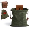 1PC Canvas Foraging Pouch for Hiking,Canvas Foraging Pouch Hiking Waist