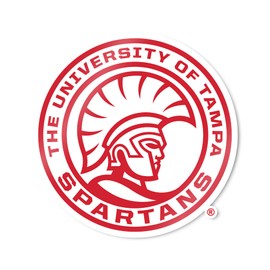The University of Tampa Spartans Vinyl Decal Laptop Water Bottle Car Scrapbook (Sticker - 00350A)