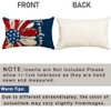 RABUSOFA 4th of July Patriotic Pillow Covers 12X20 Inch,Freedom Memorial